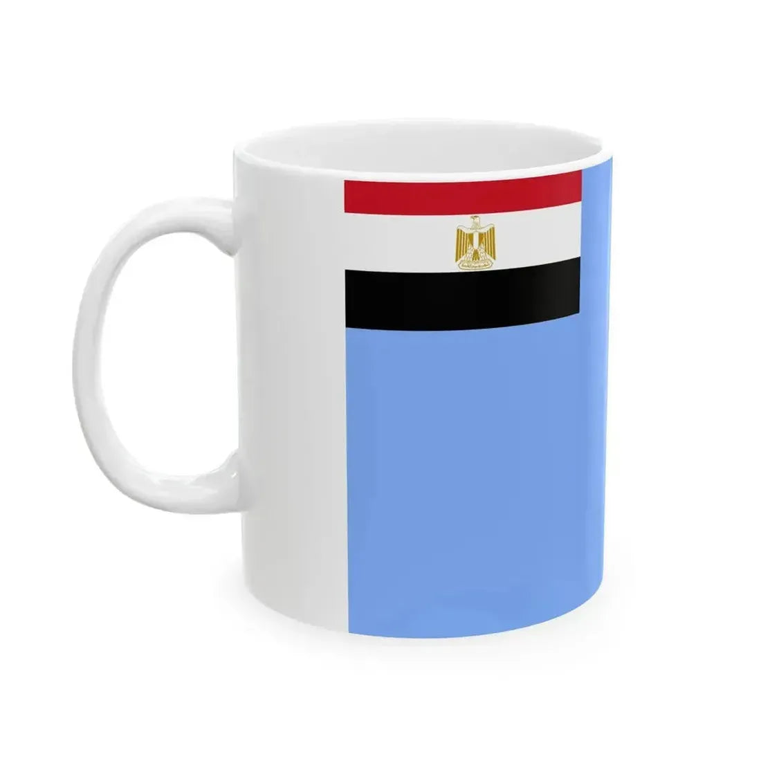 Air Force Ensign of Egypt (Egypt) White Coffee Mug - Go Mug Yourself