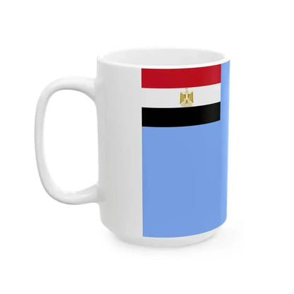 Air Force Ensign of Egypt (Egypt) White Coffee Mug - Go Mug Yourself