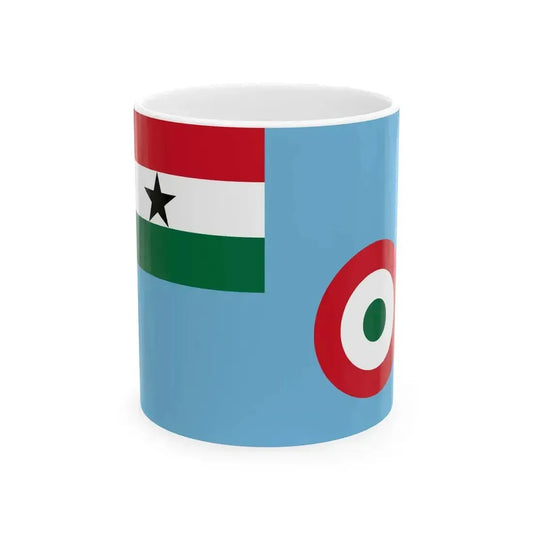 Air Force Ensign of Ghana 1964-1966 (Ghana) White Coffee Mug 11oz - Go Mug Yourself
