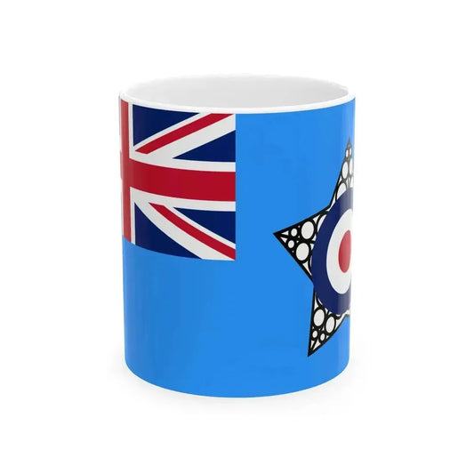 Air Force Ensign of India 1945-1947 (India) White Coffee Mug 11oz - Go Mug Yourself