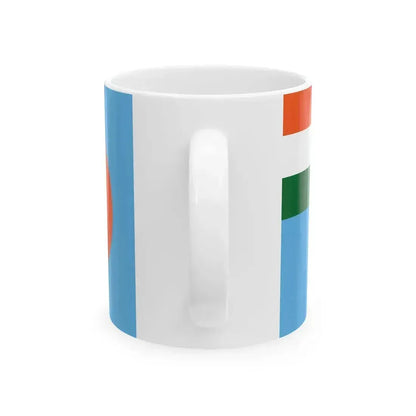 Air Force Ensign of India 1950-2023 (India) White Coffee Mug - Go Mug Yourself