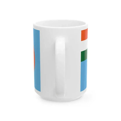 Air Force Ensign of India 1950-2023 (India) White Coffee Mug - Go Mug Yourself