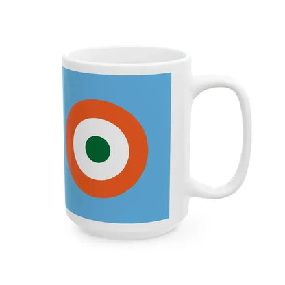 Air Force Ensign of India 1950-2023 (India) White Coffee Mug - Go Mug Yourself