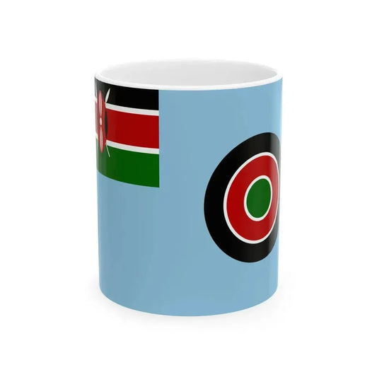 Air Force Ensign of Kenya (Kenya) White Coffee Mug 11oz - Go Mug Yourself