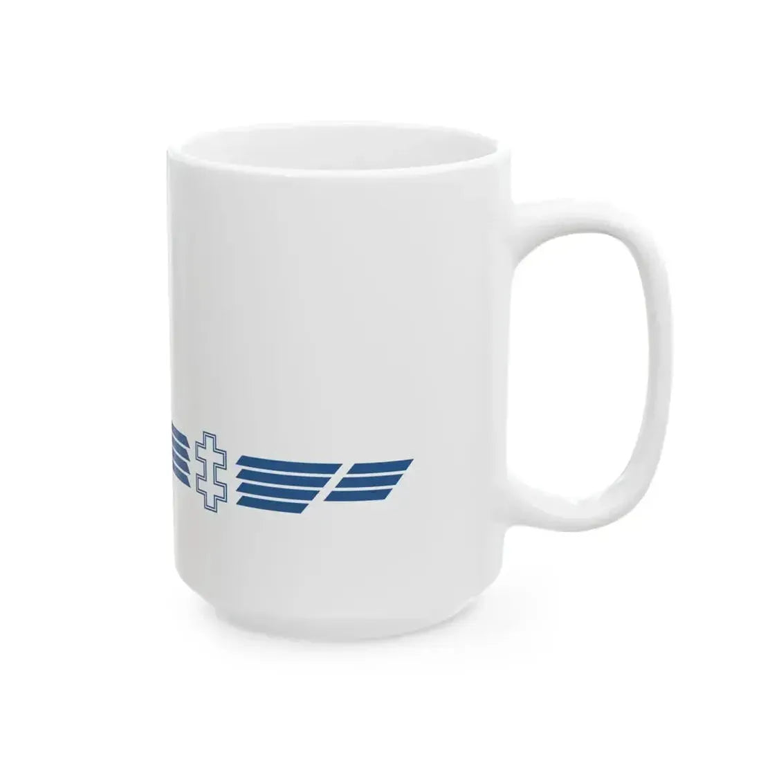 Air Force Ensign of Lithuania (Lithuania) White Coffee Mug - Go Mug Yourself