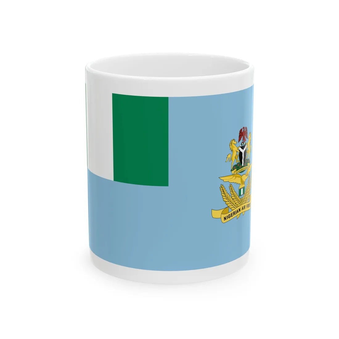 Air Force Ensign of Nigeria (Niger) White Coffee Mug 11oz - Go Mug Yourself