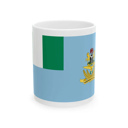 Air Force Ensign of Nigeria (Niger) White Coffee Mug 11oz - Go Mug Yourself