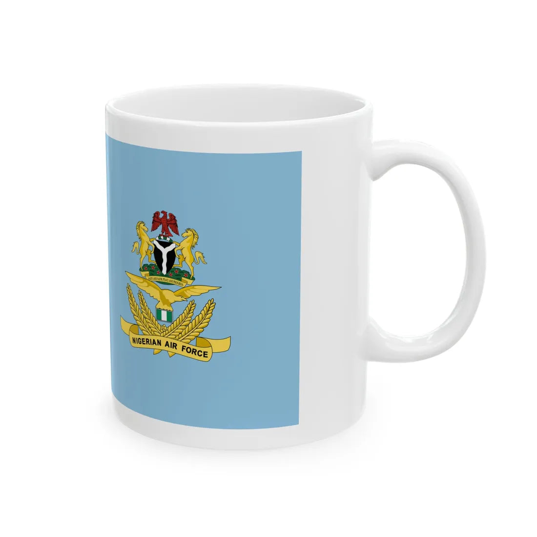 Air Force Ensign of Nigeria (Niger) White Coffee Mug - Go Mug Yourself