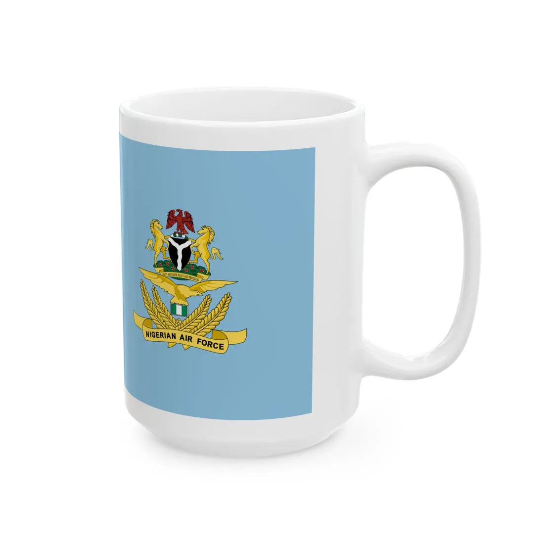 Air Force Ensign of Nigeria (Niger) White Coffee Mug - Go Mug Yourself