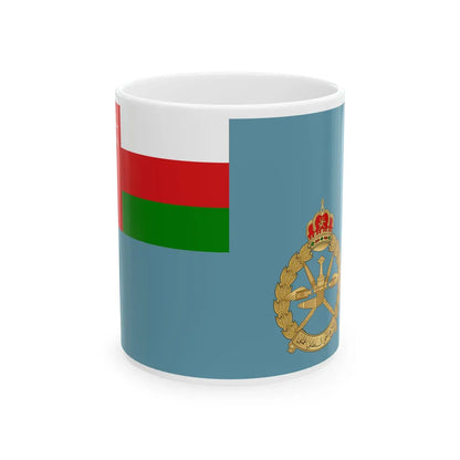 Air Force Ensign of Oman (Oman) White Coffee Mug 11oz - Go Mug Yourself