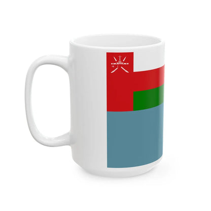 Air Force Ensign of Oman (Oman) White Coffee Mug - Go Mug Yourself