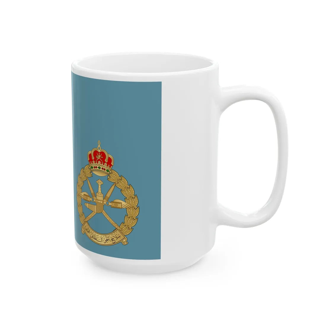 Air Force Ensign of Oman (Oman) White Coffee Mug - Go Mug Yourself