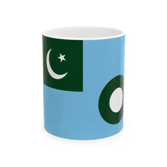 Air Force Ensign of Pakistan (Pakistan) White Coffee Mug 11oz - Go Mug Yourself