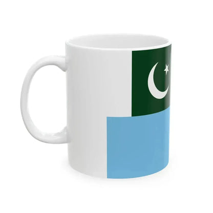 Air Force Ensign of Pakistan (Pakistan) White Coffee Mug - Go Mug Yourself