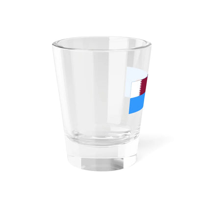 Air Force Ensign of Qatar (Qatar) Shot Glass 1.5oz - Go Mug Yourself