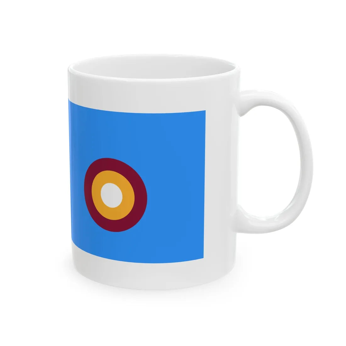 Air Force Ensign of Qatar (Qatar) White Coffee Mug - Go Mug Yourself