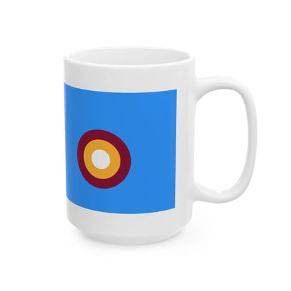 Air Force Ensign of Qatar (Qatar) White Coffee Mug - Go Mug Yourself