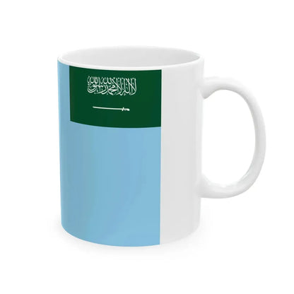 Air Force Ensign of Saudi Arabia (Saudi Arabia) White Coffee Mug - Go Mug Yourself