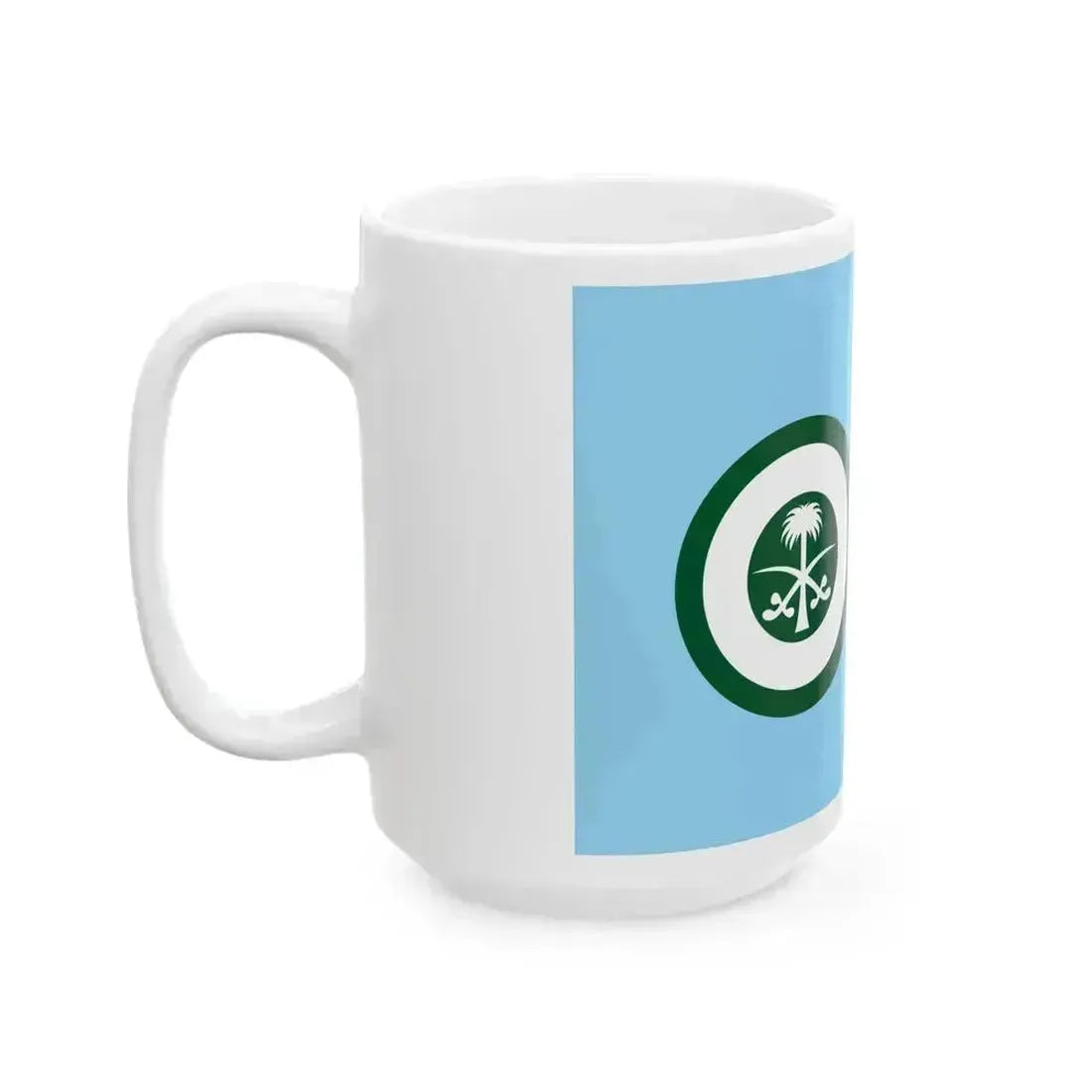 Air Force Ensign of Saudi Arabia (Saudi Arabia) White Coffee Mug - Go Mug Yourself