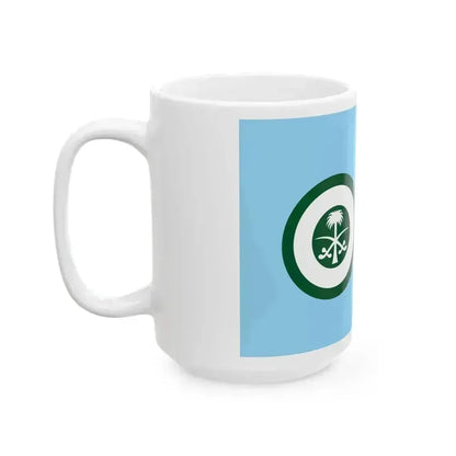 Air Force Ensign of Saudi Arabia (Saudi Arabia) White Coffee Mug - Go Mug Yourself