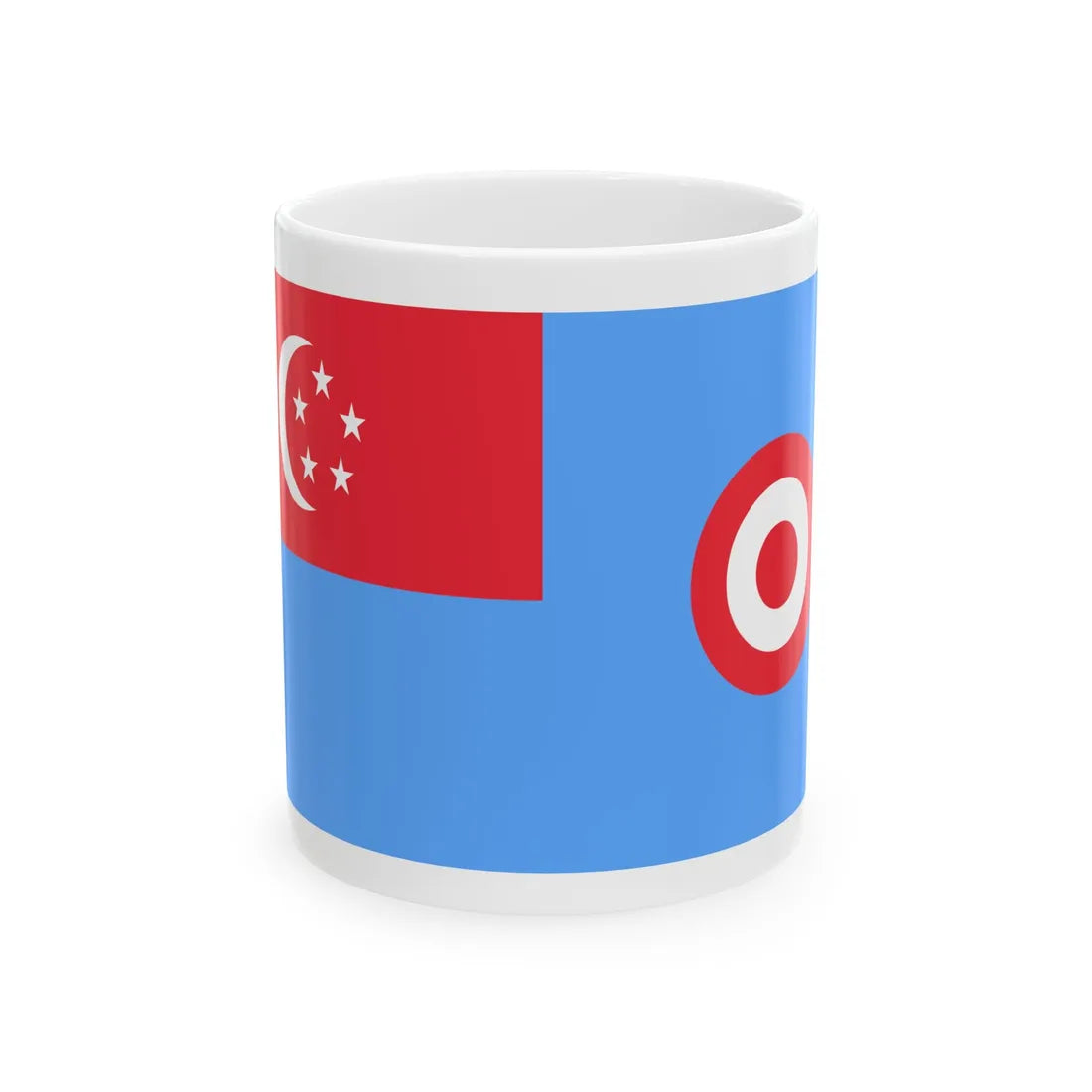 Air Force Ensign of Singapore 1968-1973 (Singapore) White Coffee Mug 11oz - Go Mug Yourself