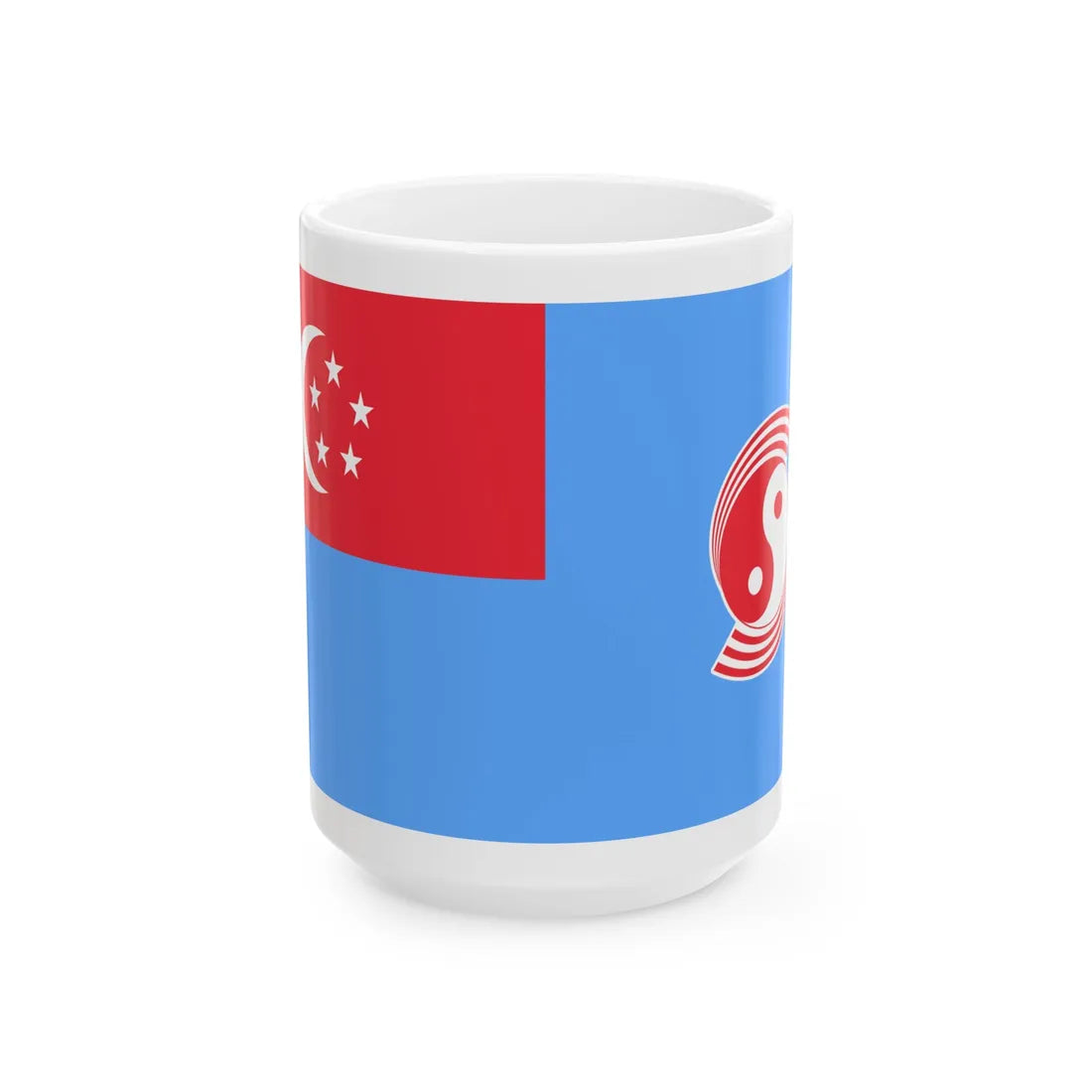 Air Force Ensign of Singapore 1973-1990 (Singapore) White Coffee Mug 15oz - Go Mug Yourself