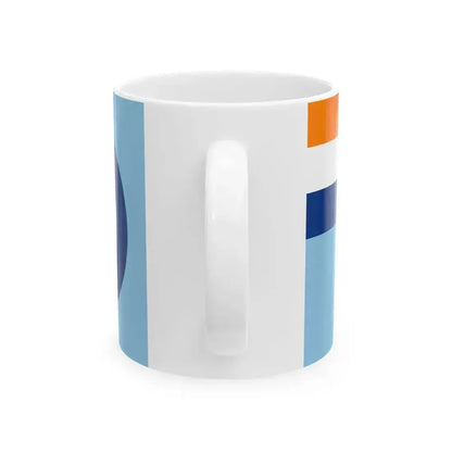 Air Force Ensign of South Africa 1940-1951 (South Africa) White Coffee Mug - Go Mug Yourself