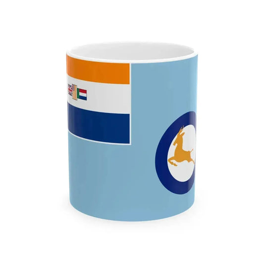 Air Force Ensign of South Africa 1951-1958 (South Africa) White Coffee Mug 11oz - Go Mug Yourself