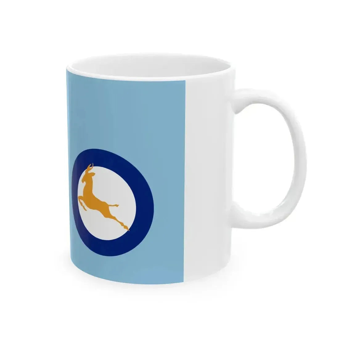 Air Force Ensign of South Africa 1951-1958 (South Africa) White Coffee Mug - Go Mug Yourself