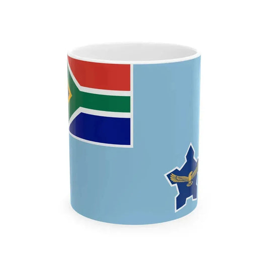 Air Force Ensign of South Africa 1994-2003 (South Africa) White Coffee Mug 11oz - Go Mug Yourself