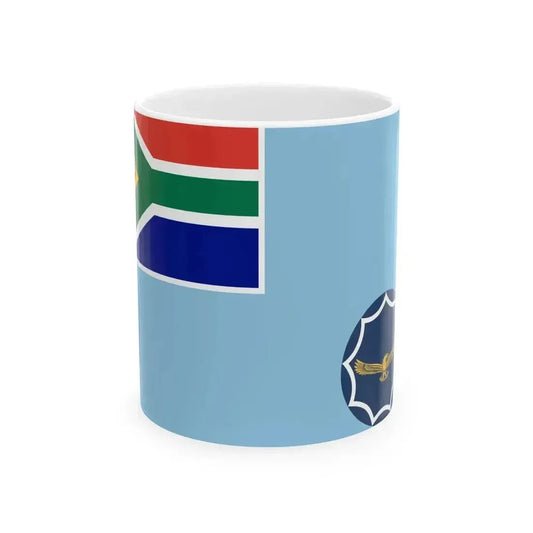 Air Force Ensign of South Africa (South Africa) White Coffee Mug 11oz - Go Mug Yourself
