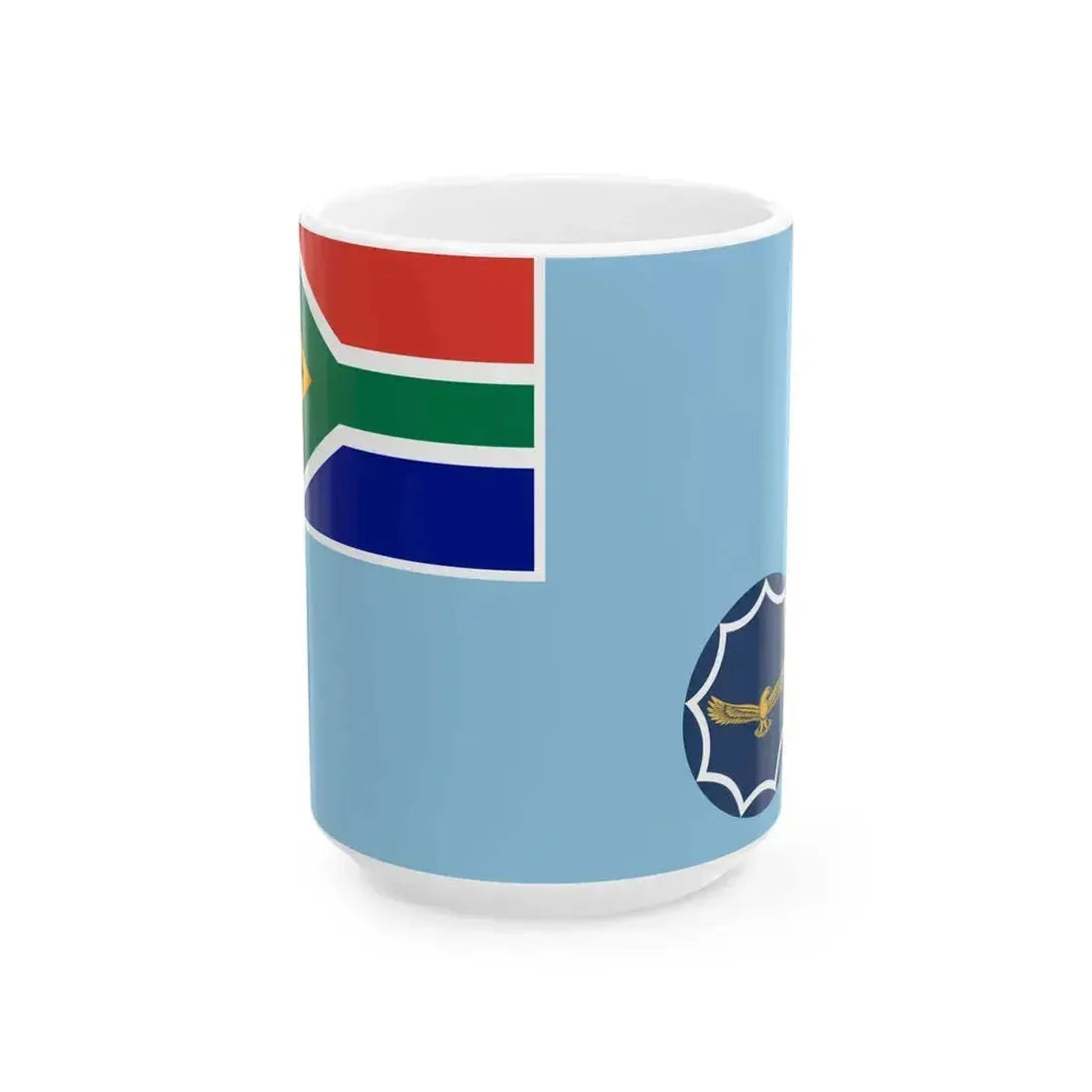 Air Force Ensign of South Africa (South Africa) White Coffee Mug 15oz - Go Mug Yourself
