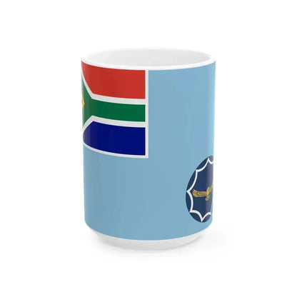 Air Force Ensign of South Africa (South Africa) White Coffee Mug 15oz - Go Mug Yourself