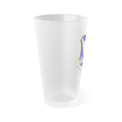 Air Force Installation Contracting Agency (U.S. Air Force) Frosted Pint Glass 16oz-Go Mug Yourself