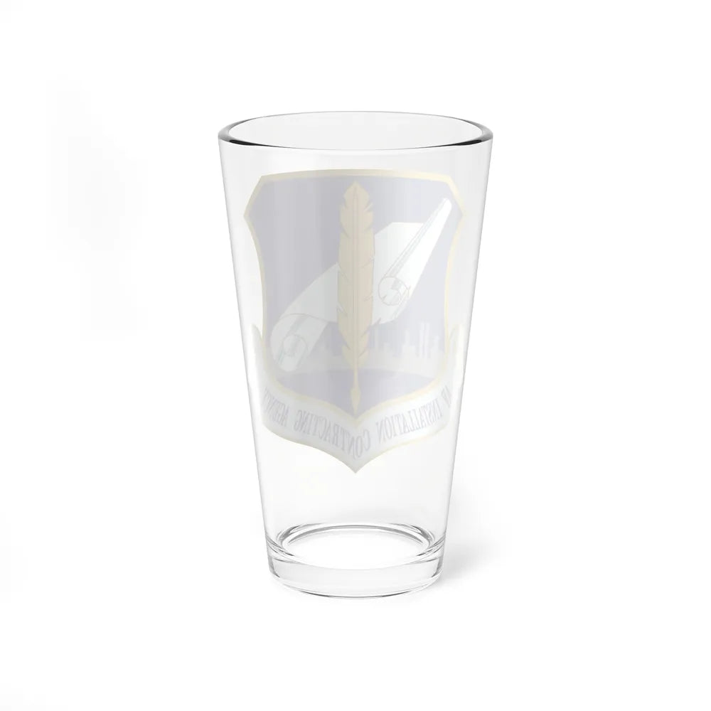 Air Force Installation Contracting Agency (U.S. Air Force) Pint Glass 16oz-Go Mug Yourself