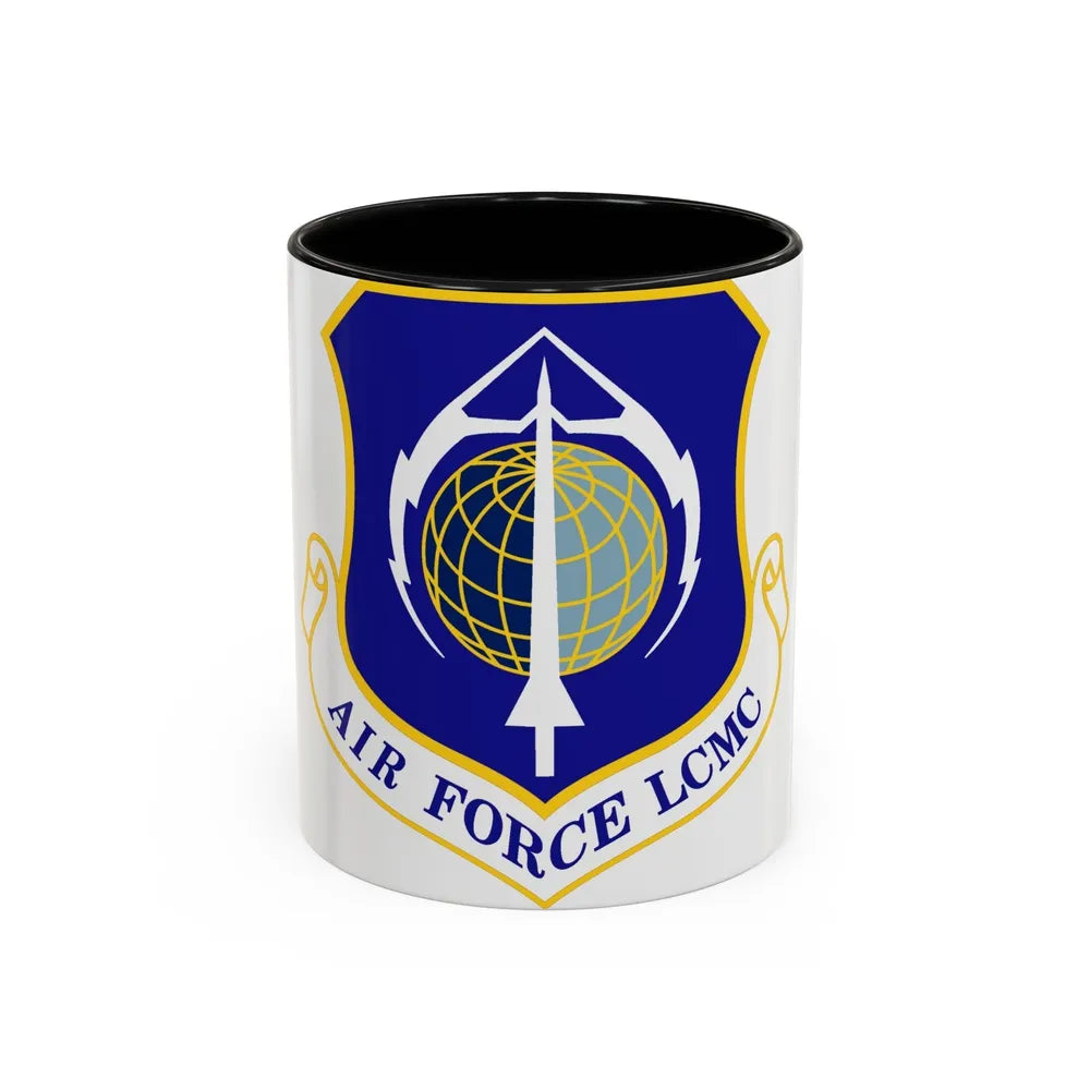 Air Force Life Cycle Management Center (U.S. Air Force) Accent Coffee Mug-11oz-Black-Go Mug Yourself