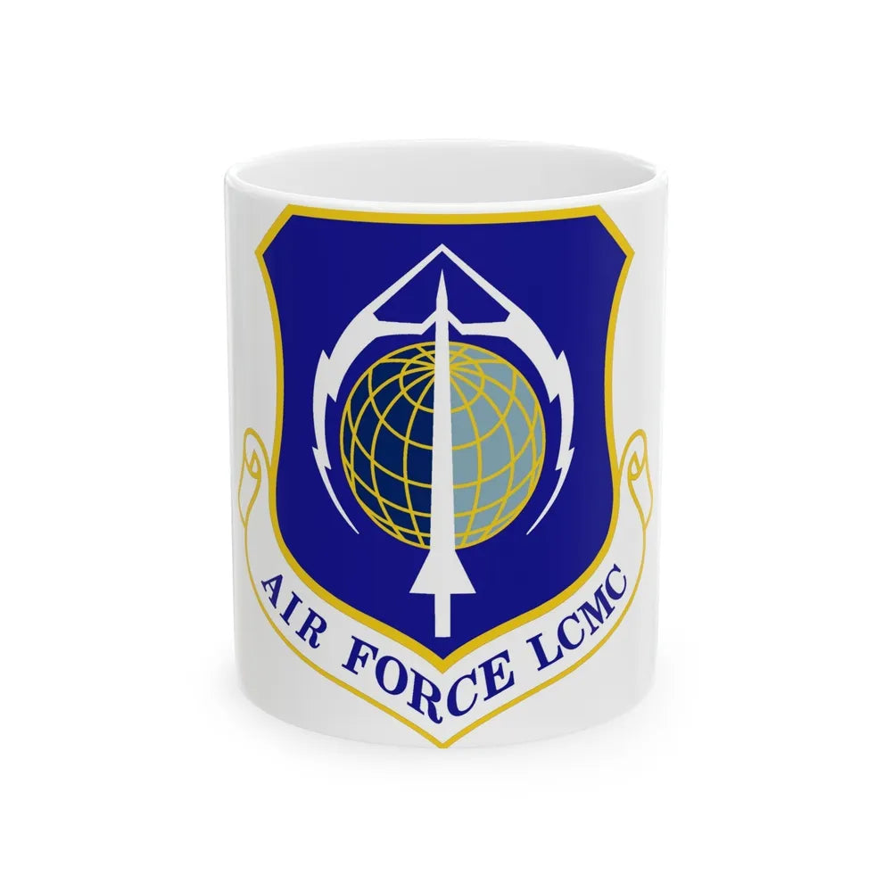 Air Force Life Cycle Management Center (U.S. Air Force) White Coffee Mug-11oz-Go Mug Yourself