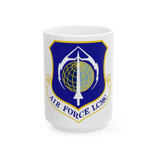 Air Force Life Cycle Management Center (U.S. Air Force) White Coffee Mug-15oz-Go Mug Yourself