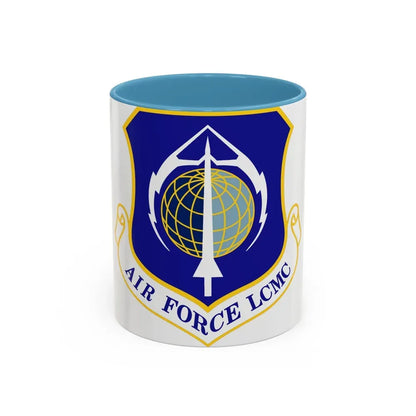 Air Force Life Cycle Management Center (U.S. Air Force) Accent Coffee Mug 11oz Light Blue - Go Mug Yourself