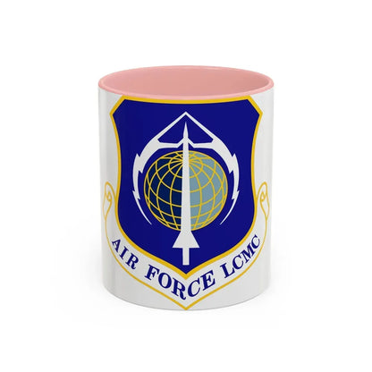 Air Force Life Cycle Management Center (U.S. Air Force) Accent Coffee Mug 11oz Pink - Go Mug Yourself