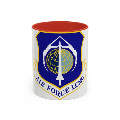 Air Force Life Cycle Management Center (U.S. Air Force) Accent Coffee Mug 11oz Red - Go Mug Yourself