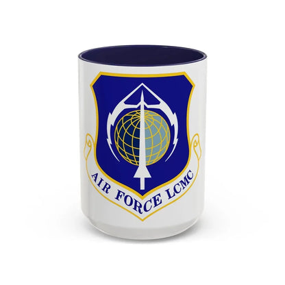 Air Force Life Cycle Management Center (U.S. Air Force) Accent Coffee Mug 15oz Navy - Go Mug Yourself