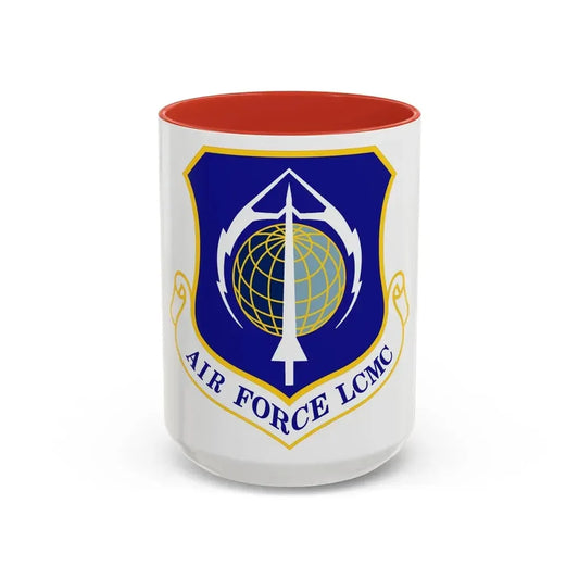 Air Force Life Cycle Management Center (U.S. Air Force) Accent Coffee Mug 15oz Red - Go Mug Yourself