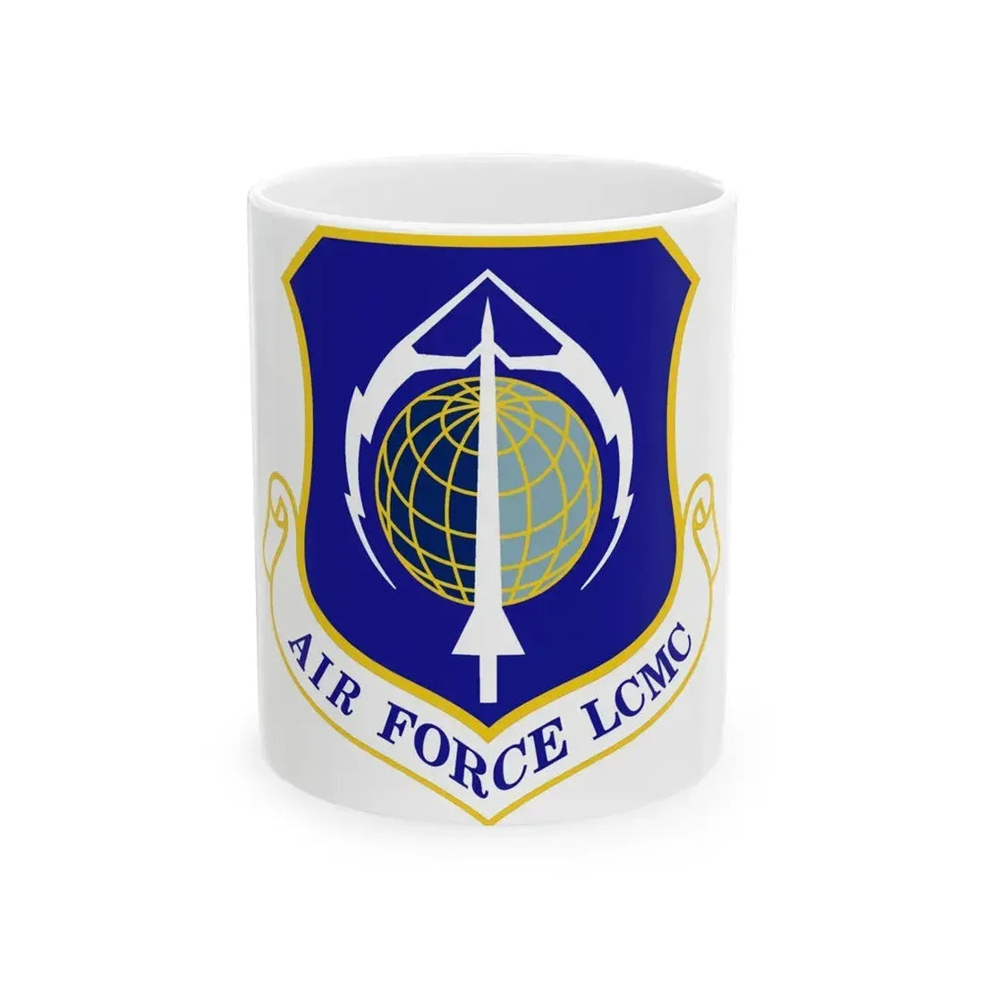 Air Force Life Cycle Management Center (U.S. Air Force) White Coffee Mug 11oz - Go Mug Yourself