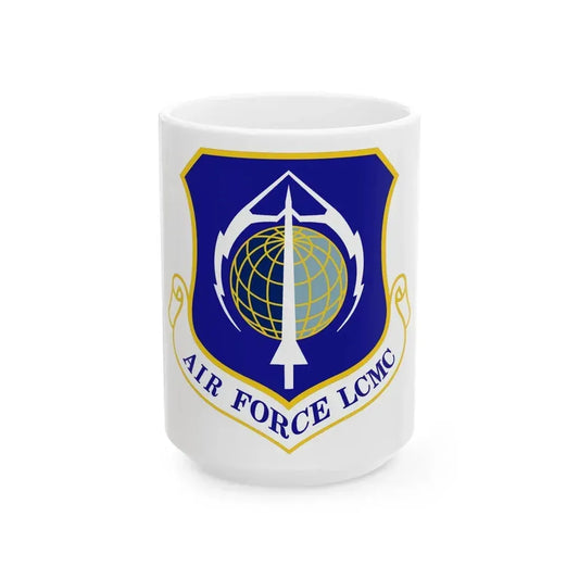 Air Force Life Cycle Management Center (U.S. Air Force) White Coffee Mug 15oz - Go Mug Yourself
