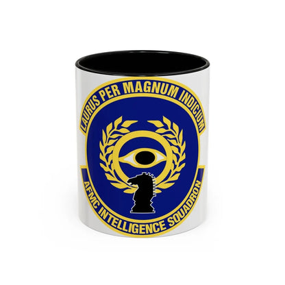 Air Force Materiel Command Intelligence Squadron (U.S. Air Force) Accent Coffee Mug-11oz-Black-Go Mug Yourself