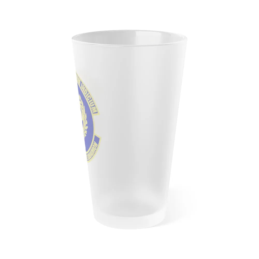 Air Force Materiel Command Intelligence Squadron (U.S. Air Force) Frosted Pint Glass 16oz-Go Mug Yourself