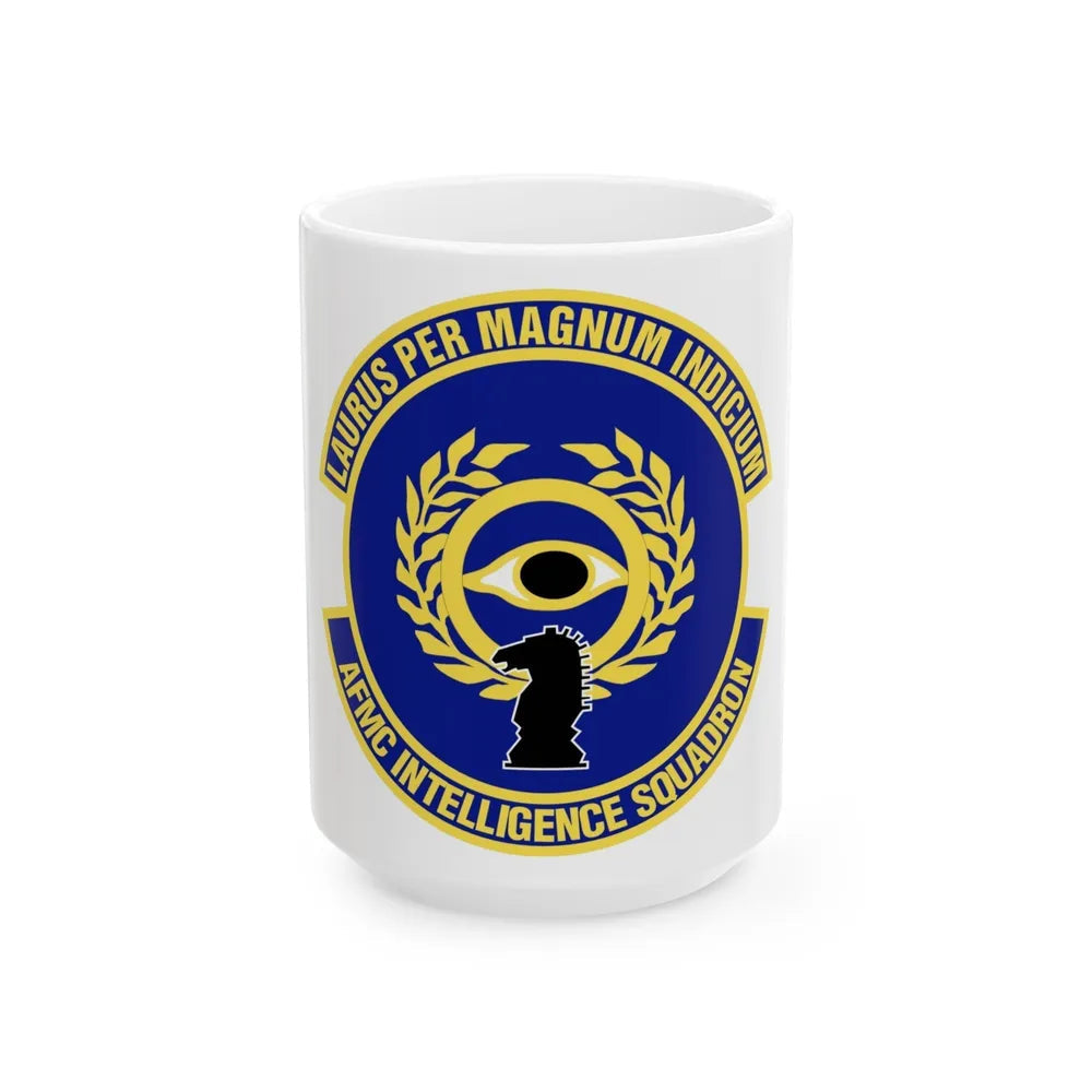 Air Force Materiel Command Intelligence Squadron (U.S. Air Force) White Coffee Mug-15oz-Go Mug Yourself