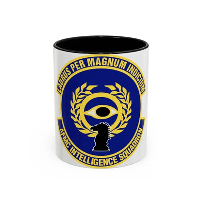 Air Force Materiel Command Intelligence Squadron (U.S. Air Force) Accent Coffee Mug 11oz Black - Go Mug Yourself