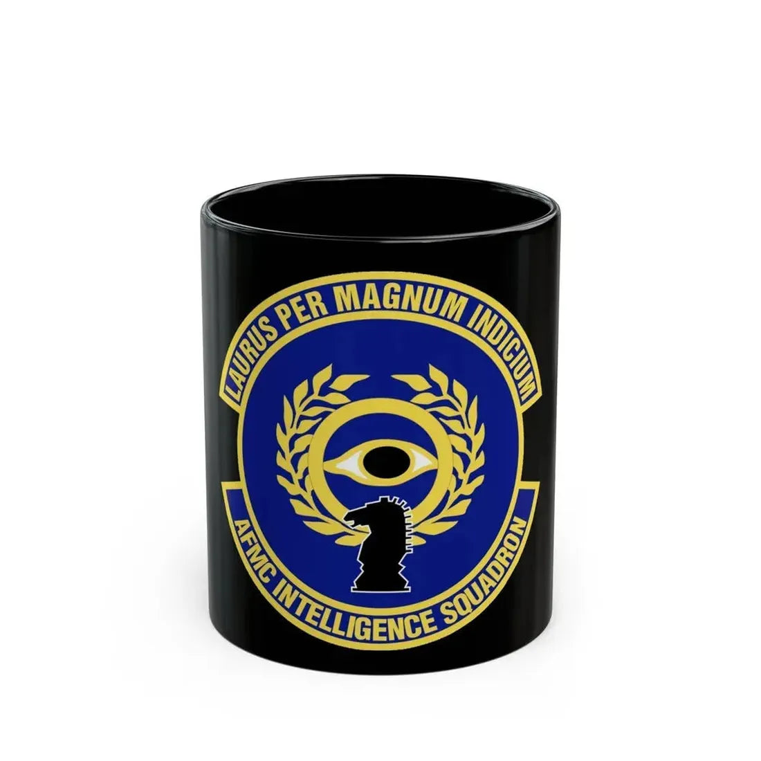 Air Force Materiel Command Intelligence Squadron (U.S. Air Force) Black Coffee Mug 11oz - Go Mug Yourself